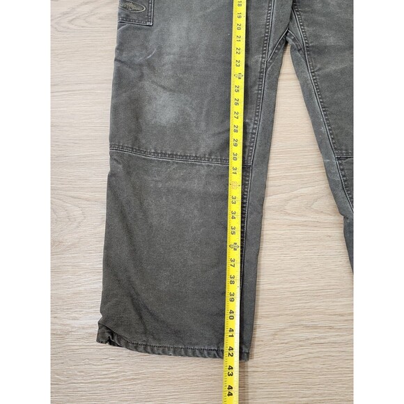 Arborwear Original Tree Climbers Pants Mens 42x28 Tag 42x30 Brown Heavy Duty - Picture 6 of 16